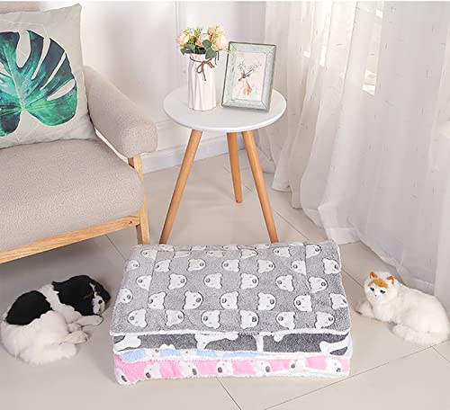 Cozy Calming Cat Blanket, Flannel Cushion For Pet Cozy Calming Blanket For Anxiety And Stress, Cozy Kitty Bed For Indoor Cats Calming Thick, Ultra Soft Pet Bed Mat (Coffee Claws, S (11.8" X 15.7")) #TOP4