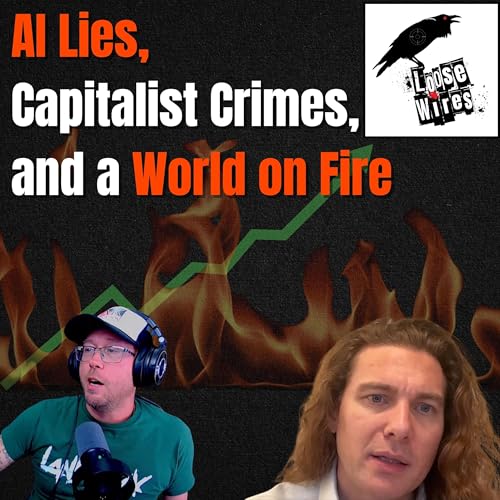 Page de couverture de AI Lies, Capitalist Crimes, and a World on Fire