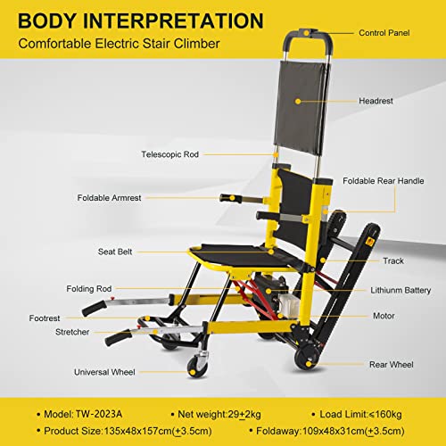 Nirsport Electric Foldable Stãir Lift-Iňg Chair, Foldable As-Sist Tool For Home, Mobile Clim-Bing Chair, Easy To Use #TOP1