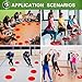 Spot Markers 9 inch 12 Pcs Non-Slip Rubber Agility Markers Flat Field Cones Floor Dots for Football, Soccer, Basketball Training Markers, School Activities, Exercise Drills, Social Distancing Red