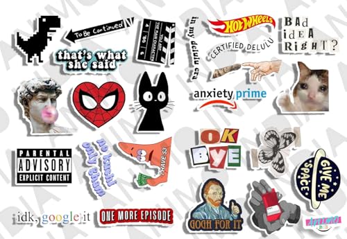 Image of Vinyl 50pcs Demon Aesthetic Fanart Self Adhesive Sticker Pack Water Bottle Travel Case Guitar Luggage Motorbikes (Water Resistant Scratch Resistant Residue-Free Removal) 10 cm