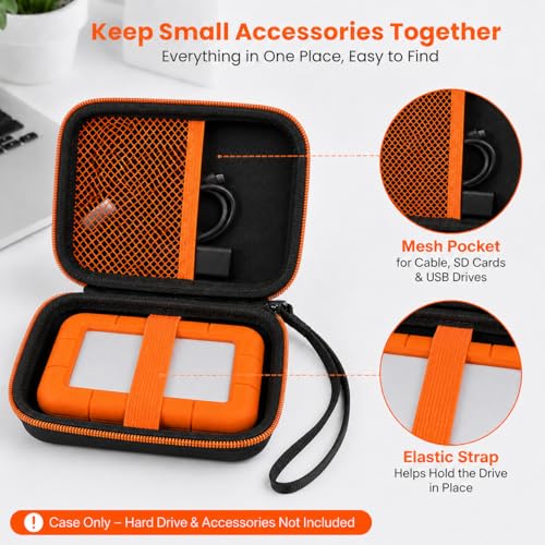 Image of ALKOO Case for LaCie Rugged Mini 1TB /2TB /4TB /5TB External Hard Drive