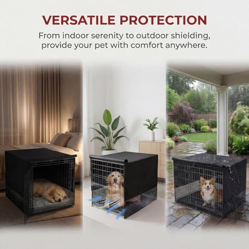 Housse de protection pour cages pour chiens contre le soleil