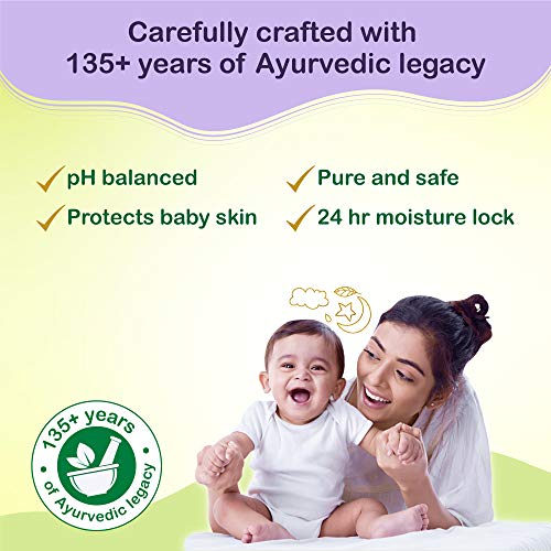 Dabur-Baby-Soap-Gentle-Nourishing-soap-enriched-with-baby-loving-ayurvedic-herbs-75g-Pack-of-4-Dabur-Baby-Lotion-daily-moisturising-lotion-enriched-with-baby-loving-ayurvedic-herbs-500ml Dabur Baby Soap: Gentle Nourishing soap enriched with Baby Loving ayurvedic Herbs (75g)- Pack of 4 & Dabur Baby Lotion…