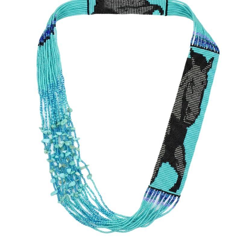 Collier ukrainien gerdan multicolore pour sublimer vos tenues