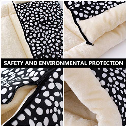 POPETPOP Grande Cama de Gato Pequeno Animal de Estimação Ninho Quente de Pelúcia Gatinho Cama de Dor