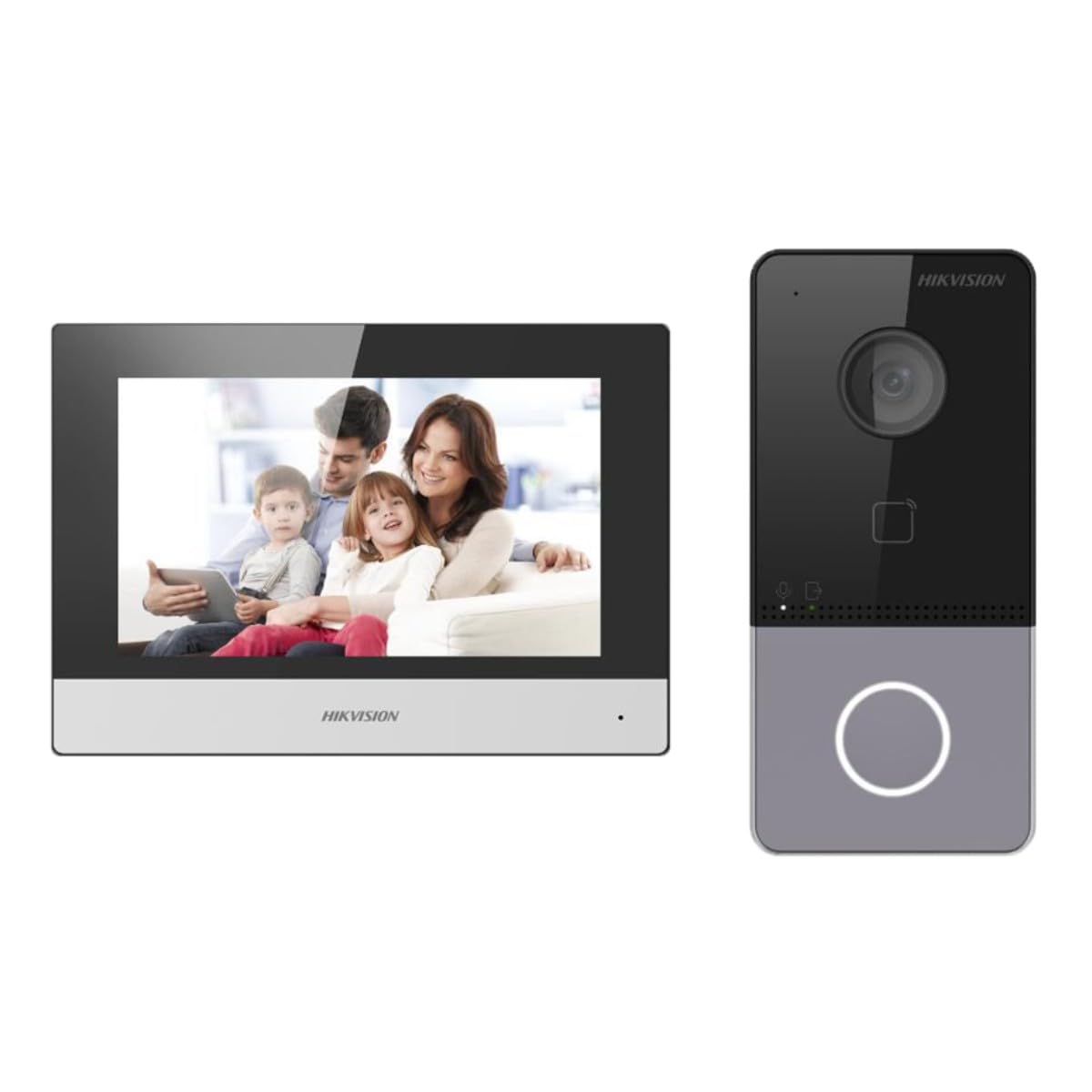 HIKVISION DS-KIS603-P (B) (IP VDP KIT) - WiFi Solution 7-inch colorful touch screen with resolution 1024 × 600