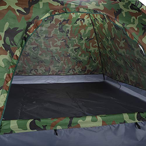 Carpa de Camping Camuflada para 3-4 Personas HOBBYN miniatura 3