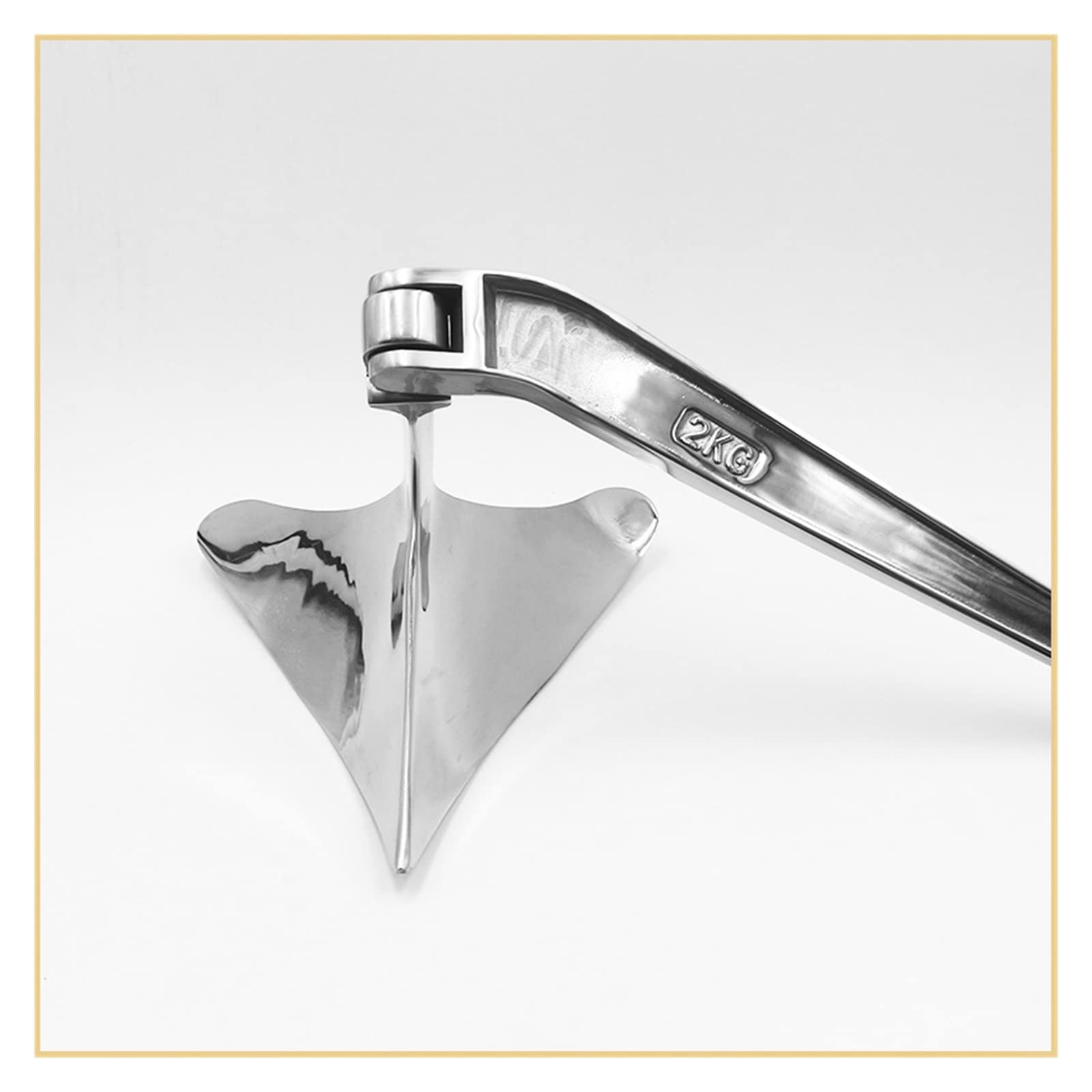 Edelstahl Pfluganker 316 | Korrosionsbeständiger Bootsanker Für Yacht & Segelboot