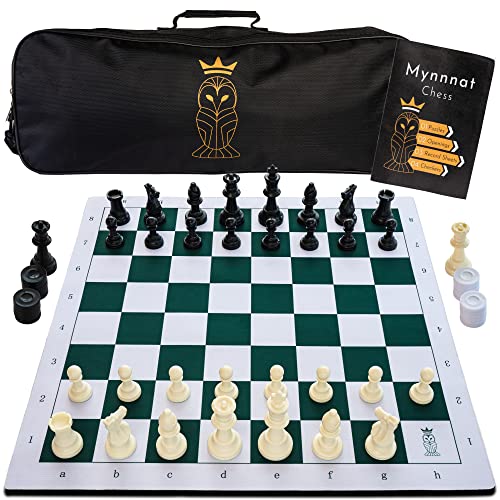 Mynnnat Professional Chess Set con Tablero y Fichas miniatura 1