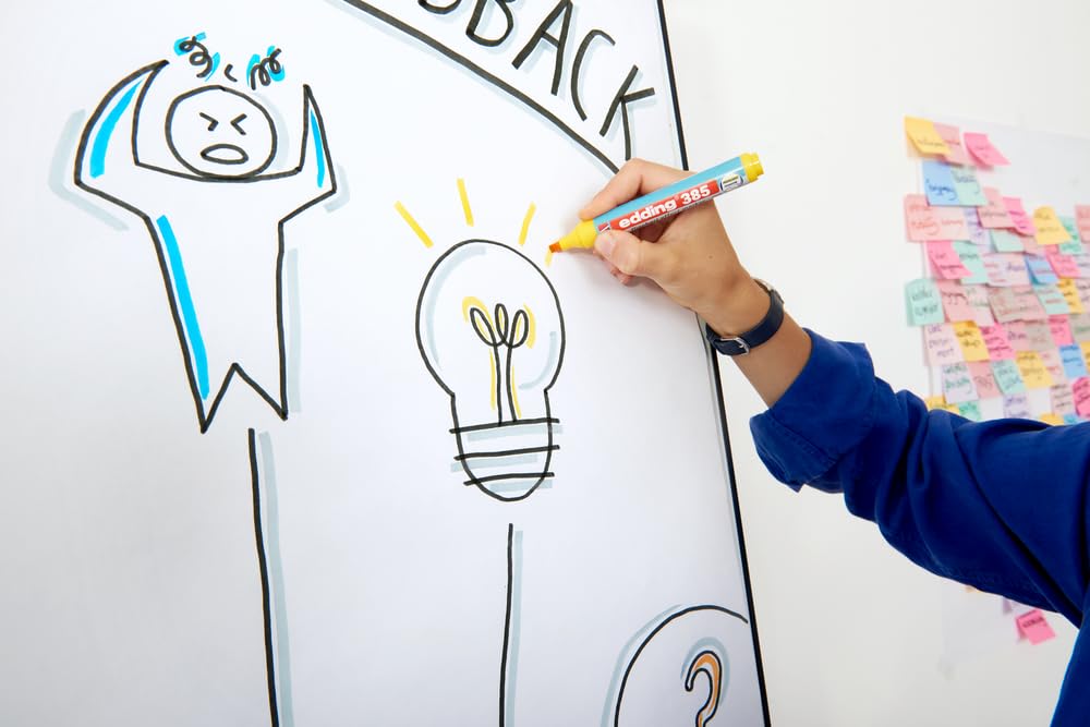 EDDING 385 Flipchart Efekt Markörü Gümüş Gri