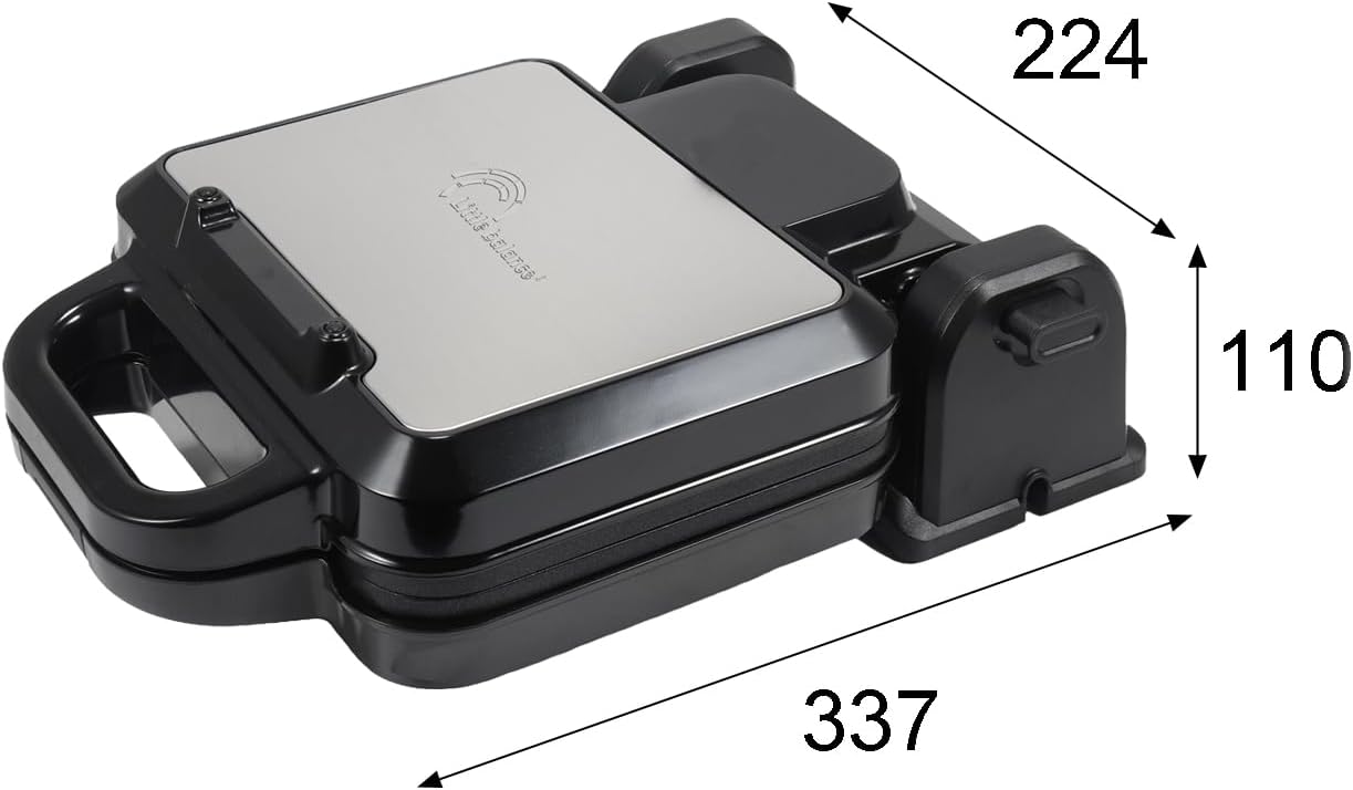 Gofrisütő használat közben