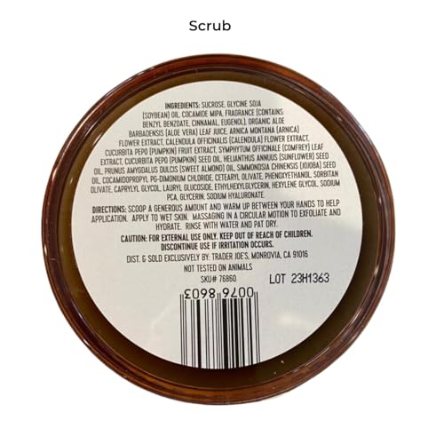 Generic Trader J Pumpkin Body Scrub And Pumpkin Body Scrub 8 Oz- Pack Of 2 thumb #4