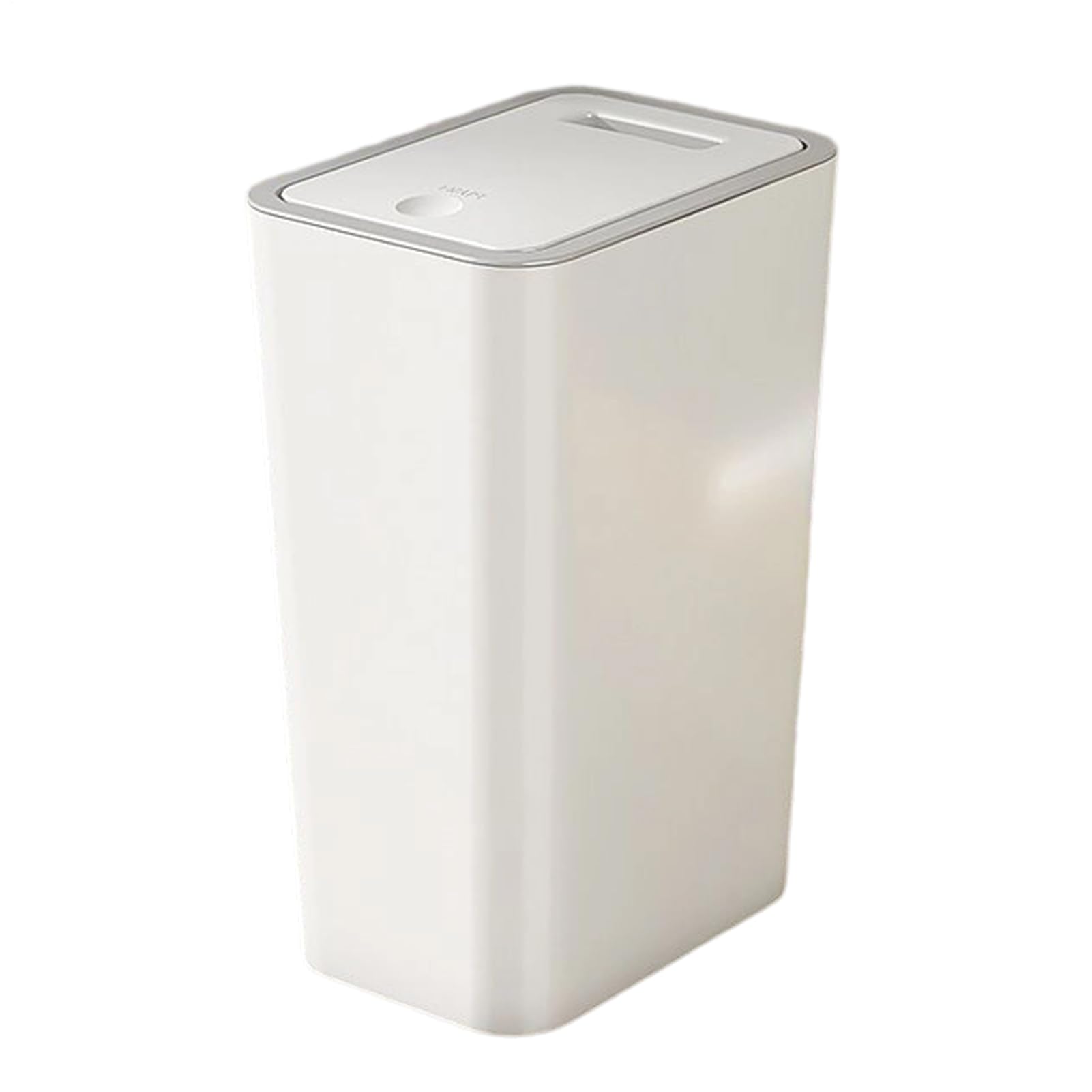 Cáneo De Basura Con Tapa, Compacto, 33x9.5x13 Cm, Contenedor Sanitario, Contenedores De Desechos De Superficie Fácil De Limpiar, Para Varios Espacios Interiores Como Baño, El Dormitorio, El Lugar D