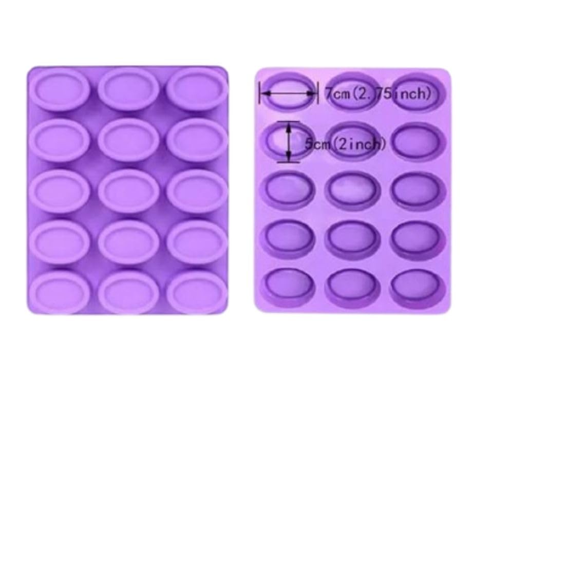 SDC Naturals Silicone Honeycomb Mold for Soaps (Purple)