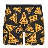 YSBKN Pizza Mens Underwear Stretch Breathable Boxer Briefs Novelty Gifts Small