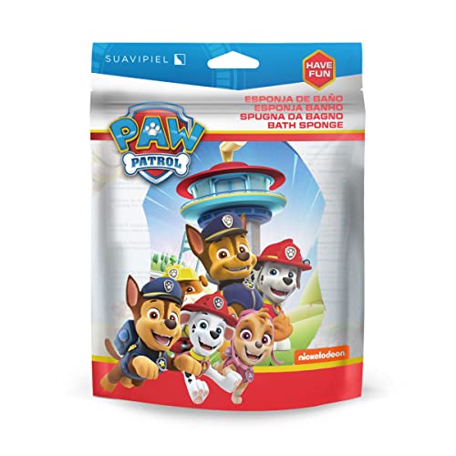 SUAVIPIEL esponja de baño infantil Paw Patrol bolsa 1 unidad (varios modelos)