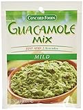Concord Foods Mild Guacamole Seasoning Mix 1.1oz packages (VALUE Case of 6 Packages)