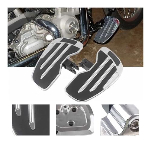 Repose-pieds avant moto large pilote pour Softail Breakout FXFB FXBB