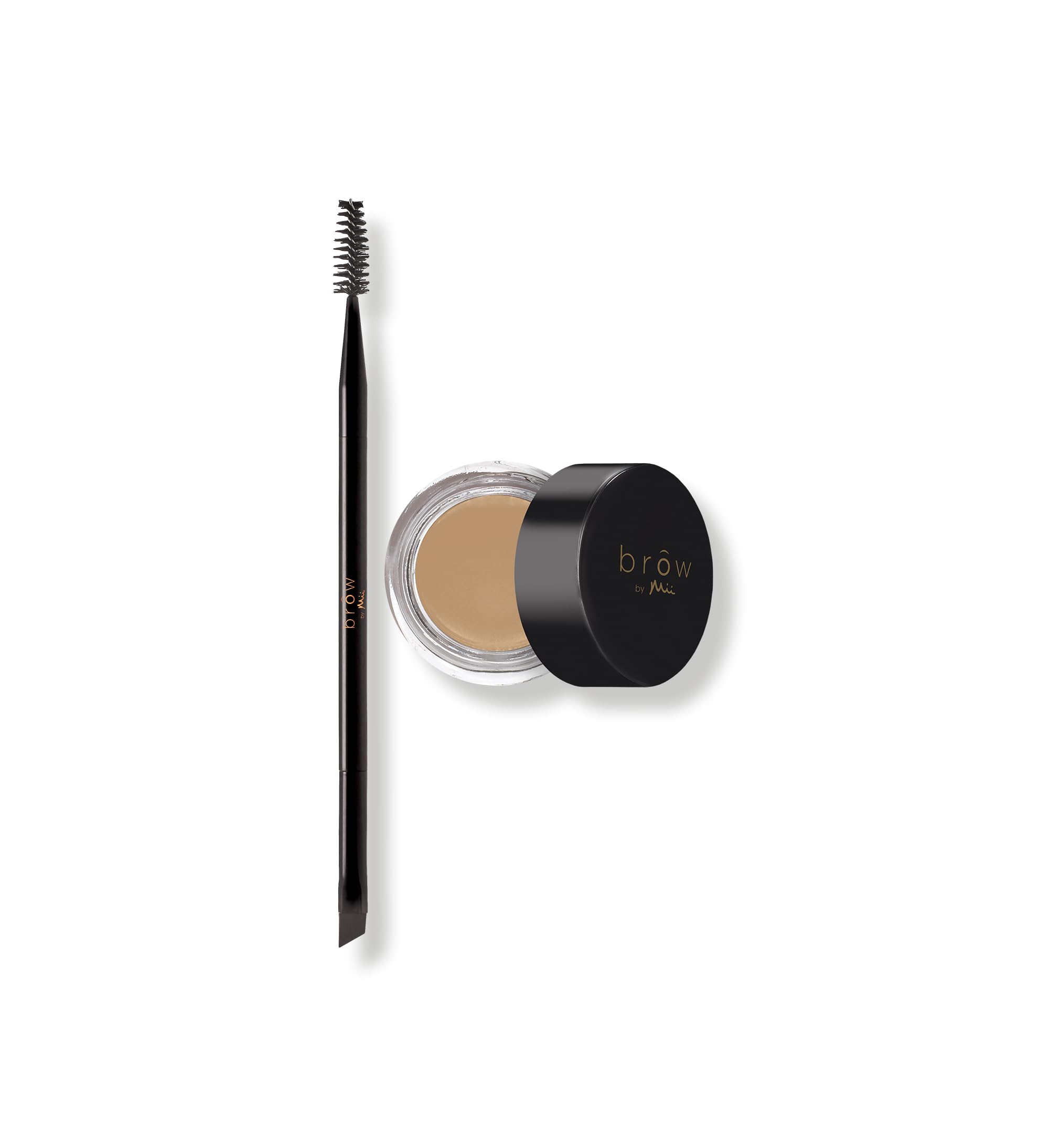 Mii Cosmetics - Brow By Mii Designer Brow Duo - Brow Master Pinsel & AugenbrauenPomade - Fair
