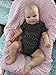 iCradle Lovely Real Look Reborn Baby Doll Girl 20 inch 50 cm Full Body Soft Vinyl Baby Doll Realistic Painted Hair Newborn Doll Toy for Ages 3+