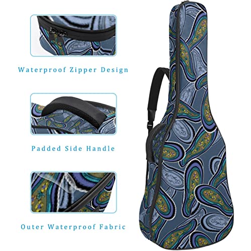 Étui de protection rembourré pour guitare acoustique classique, Multicolore 07, 42.9×16.9×4.7 in, Organiseur de sac - Les Beatles, Paul McCartney, John Lennon, RIngo Starr, George Harrison Étui de protection rembourré pour guitare acoustique classique, Multicolore 07, 42.9x16.9x4.7 in, Organiseur de sac – Image 5