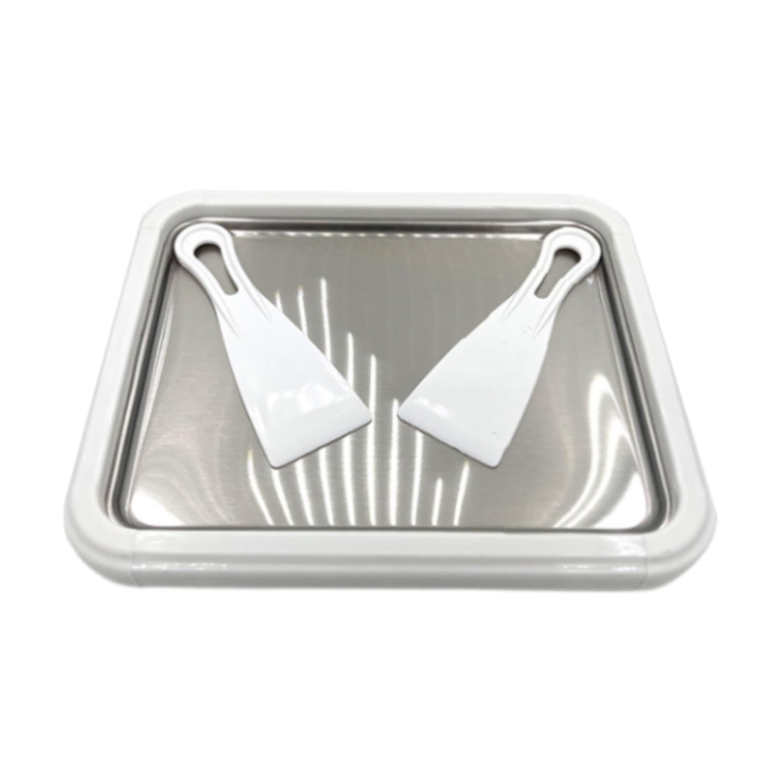 Ice Cream Pan Fun Parent Child Activities Easy to Clean Ice Cream Cold Plate White|Home & Garden | Kitchen, Dining & Bar | Small Kitchen Appliances | Ice Cream Makers-image-46