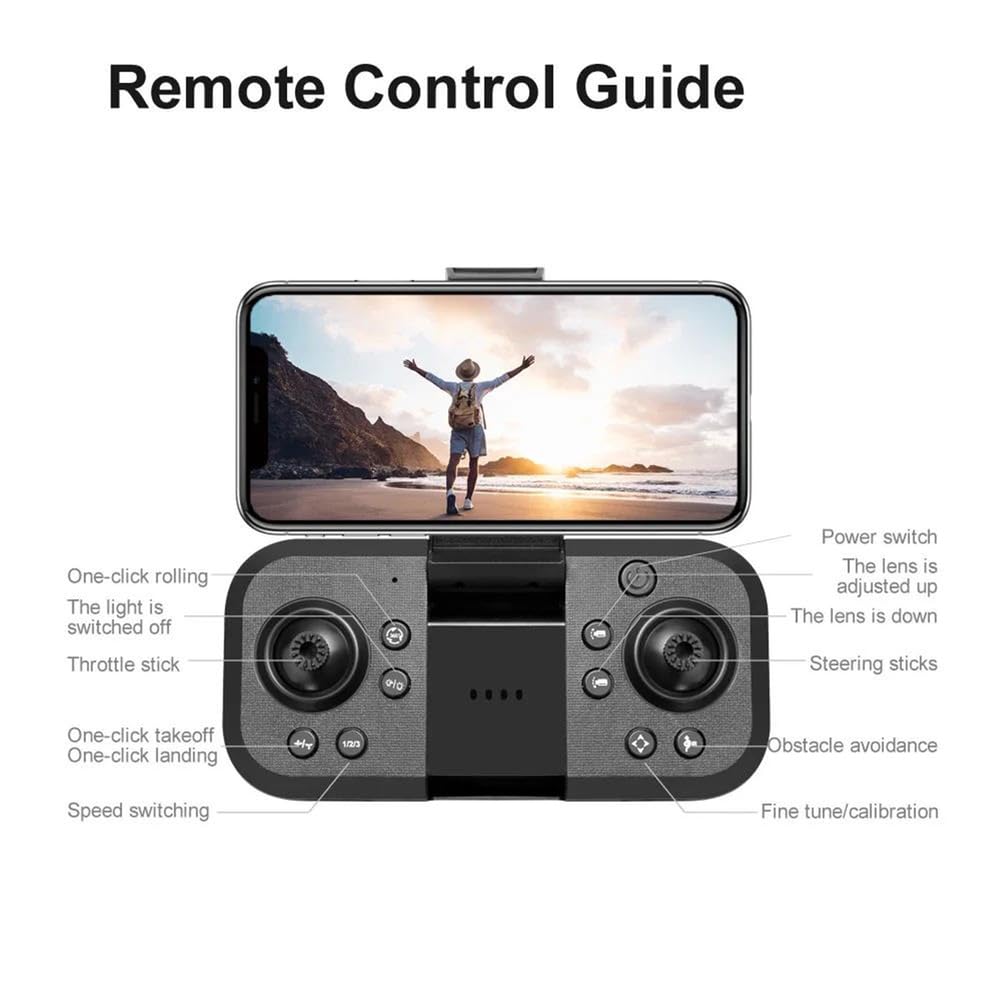 B,Triple battery,v888 drone 8k hd triple camera aerial professional unikanie przeszkód optyczne pozycjonowanie przepływu bezszczotkowy dron quadcopter