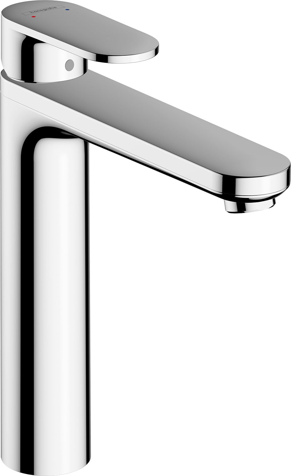 hansgrohe Vernis Blend Basin Mixer Tap 190 with isolated water conduction and pop-up waste set, chrome, 71572000