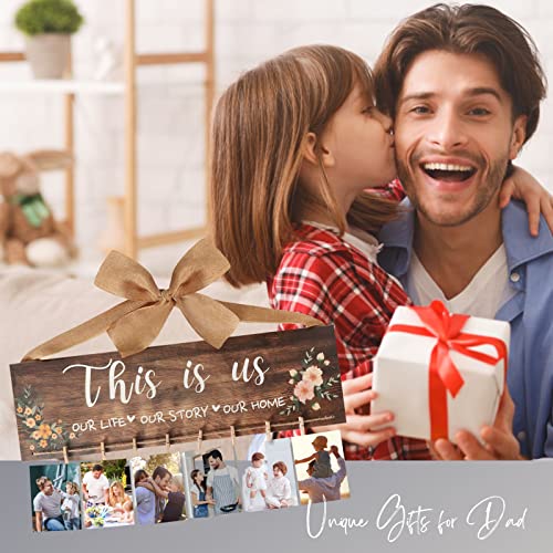 Selory Birthday Gifts For Mom From Daughter Son,Gifts For Mom Dad,Dad Gifts From Son Husband,Home Decor Gifts House Warming Gifts New Home,Birthday Gifts For Mom,Picture Holder 19.68 X 5.9 Inches #TOP6