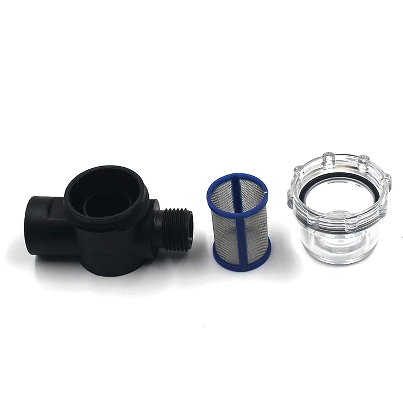 filtro universale per acqua, filtro fine in acciaio inox, serbatoio, camper, pompe giardino, impianto idraulico domestico
