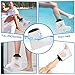 Waterproof Foot Cast Cover for Shower Bath, Adult Watertight Foot Protector, Reusable Wound Bandage Sleeve Dressing Bag Covers for Foot, Ankle, Toe, Heel, Instep (Black)