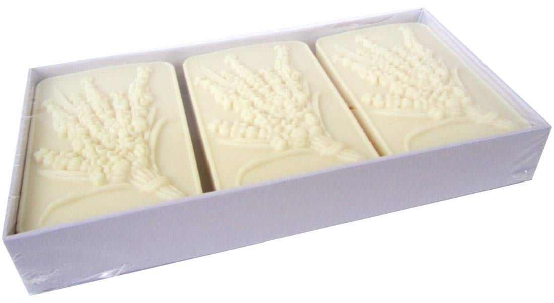 Saponificio Artigianale Fiorentino Soap Lavanda (Lavender) Bath Soap, 3 x 4.40 oz