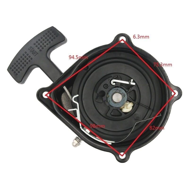 Motor de gasolina de arranque de retroceso fácil apto for su-zu-ki LT-A50 ALT50 for motor de arranque de aleación de aluminio qu-ad-ma-ster qu-ad ru-n-ne Accesorios de repuesto para cortacésped