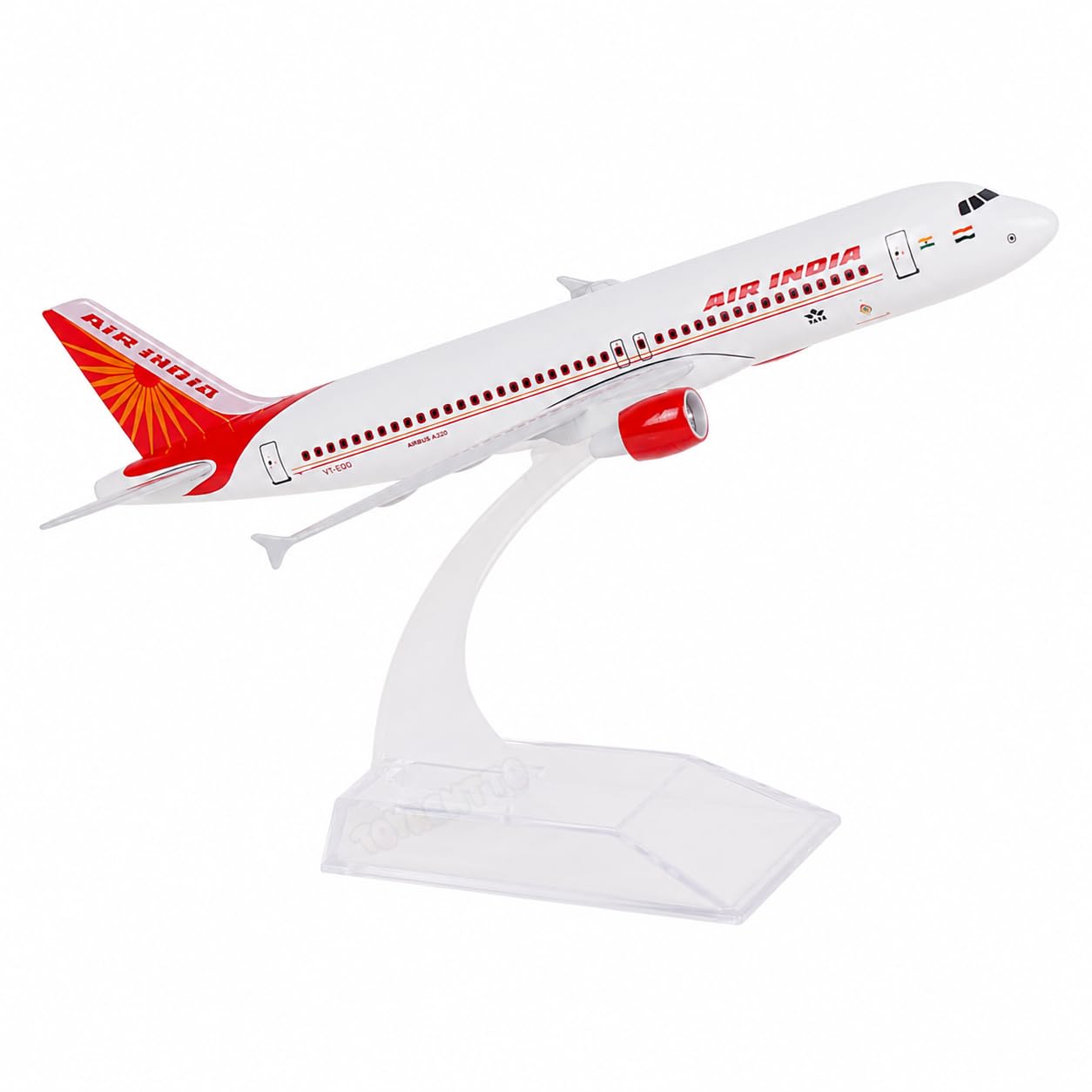 SpiceJet Boeing 737 Diecast Plane - Collectible Airplane Model -12