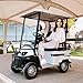 2-Seat Passenger Cruiser Golf Cart,Lithium Battery,Portable Electric Golf Cart,50 Mile Range,Charge with Standard 120V Outlet Electric Passenger Cart–With extra large capacity storage trunk-White