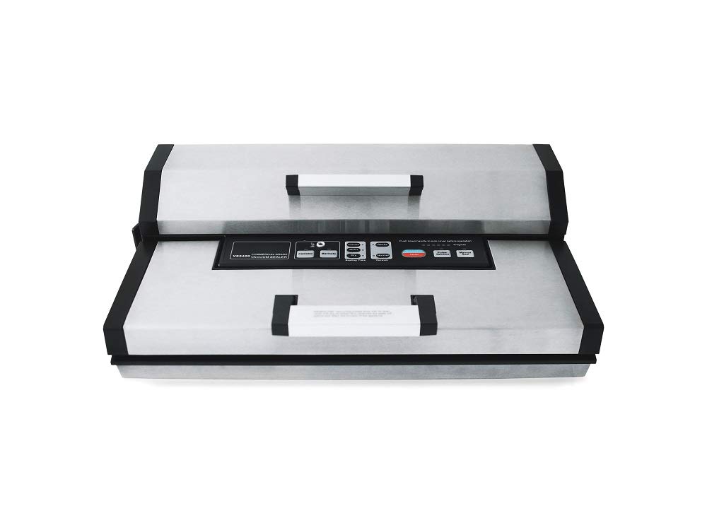 Maxxo VM Master Machine sous vide professionnelle 25 l/min 350 W automatique appareil de mise sous vide alimentaire Double Soudure en acier inoxydable Largeur de rouleau jusqu'à 40 cm