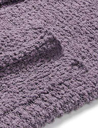 MEROKEETY Women's Long Sleeve Soft Chunky Knit Sweater Open Front Cardigan Outwear with Pockets