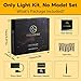 Kyglaring LED Light Kit Compatible with Lego Pixar Luxo Jr 21357 Building Blocks, Upgraded Touch Control & Dimming, Lighting Accessories for Lego Pixar Lamp Model Set, Lights Only