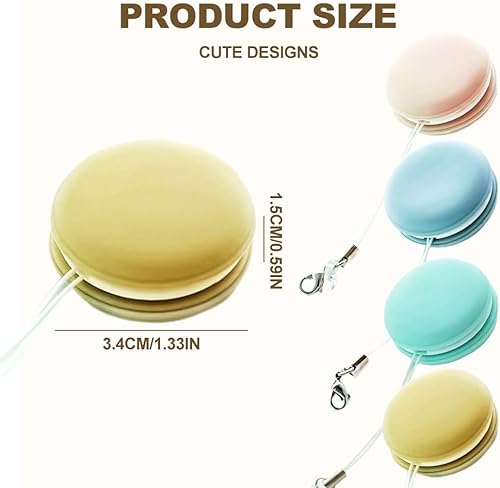 Miniatura 6 de AIIONP Macaron - Limpiador de pantalla de teléfono, limpiador de pantalla de teléfono con forma de macarón, colgante de limpieza portátil para