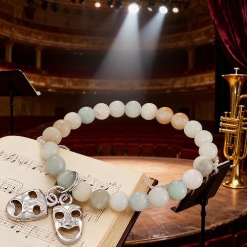 Image of HUTIMY Theatre Gifts Women Bracelet Funny Guys Friends Jewelry for Actors Actress Acting Gifts