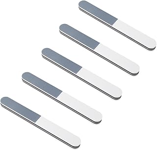 MOUDOAUER 5* Sponge Nail Art Tips Buffer Files, Sanding Sponge Nail Buffer Files Block Grinding Polishing/Treatments Bar Military Model 600/1200/3000 Grits