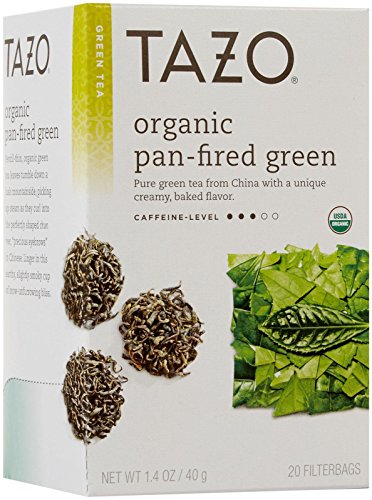 Tazo Organic Pan-Fired Green Tea, 20 ct