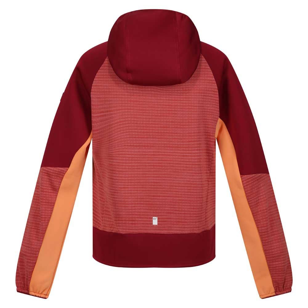 Regatta Prenton II Veste polaire à capuche zippée pour fille, MinRd/RumbRd, 15- 16 Ans
