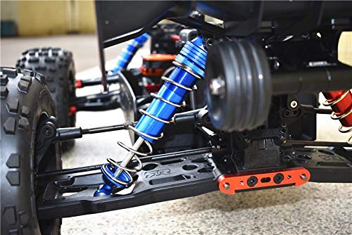 Aluminum Rear Thickened Spring Dampers 187mm For Arrma 1:5 KRATON 8S BLX/OUTCAST 8S BLX/KRATON EXB Roller - 2Pc Set Black