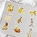 50pcs Cartoon The Lion King Stickers for Kids, Vinyl Waterproof Disney Movie Decal for Water Bottle Laptop Toy Sticker for DIY Decorate Bumper Phone Hard Hat Kids Teens Gifts (Lion)
