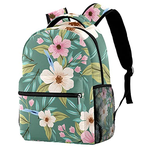 Sac à dos campus fleurs peintes ergonomique fini le désordre en voyage