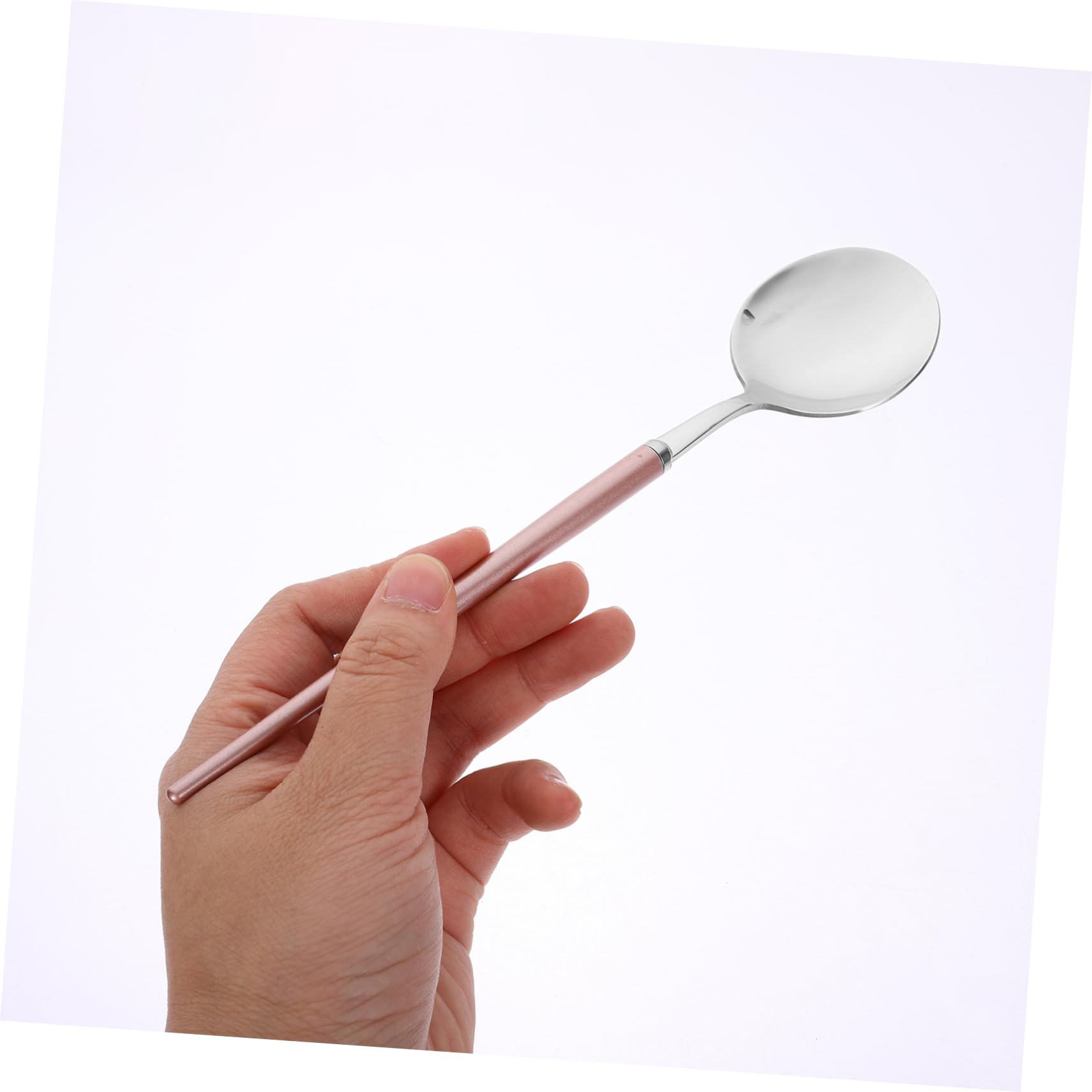 VANZACK 304 Stainless Steel Chopsticks Fork Spoon Set Compact Travel Cutlery Kit Camping Utensil Set Pink Silverware Portable for Adults