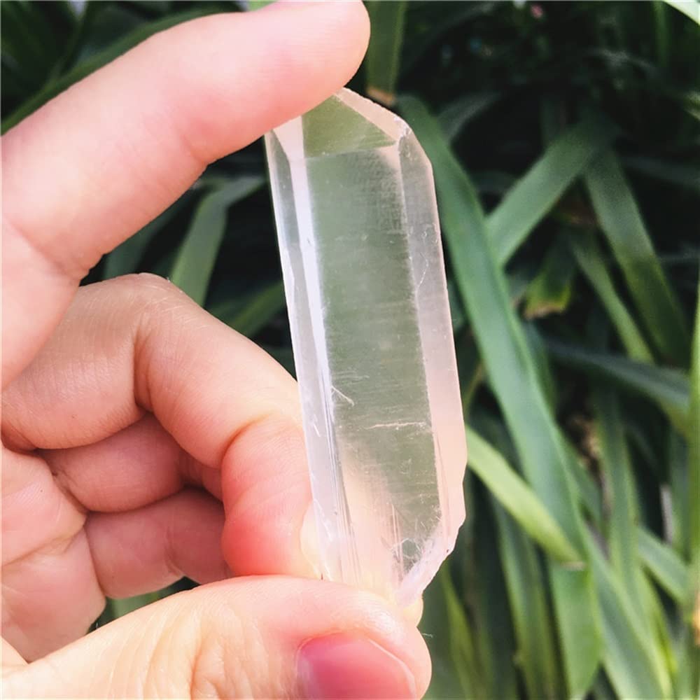 medytacja dom Naturalne dwukońcowe nasiona lemuuryjskie kwarc punkt energia uzdrawianie wystrój domu (kolor: 5-6 mm, rozmiar: 5 szt.)