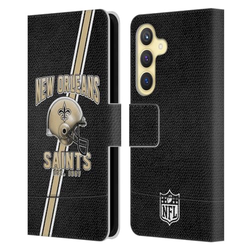 Funda billetera Samsung Galaxy S24 5G NFL Saints con ranuras para tarjetas